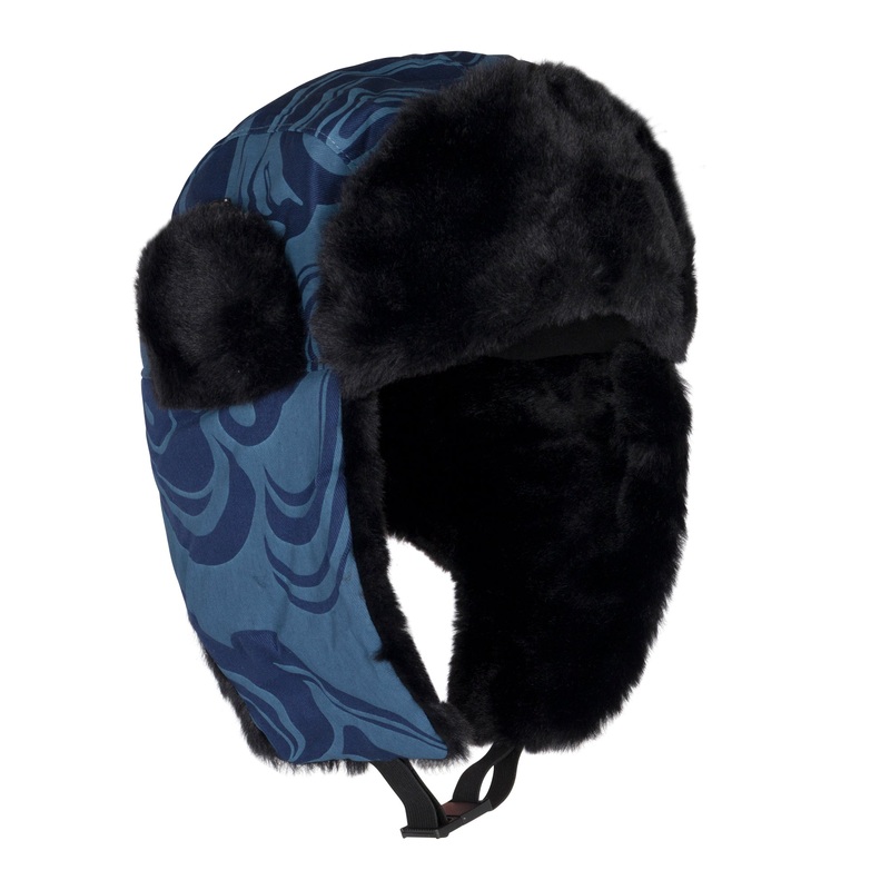 Psychedelic Aviator Hat (Dark Slate)