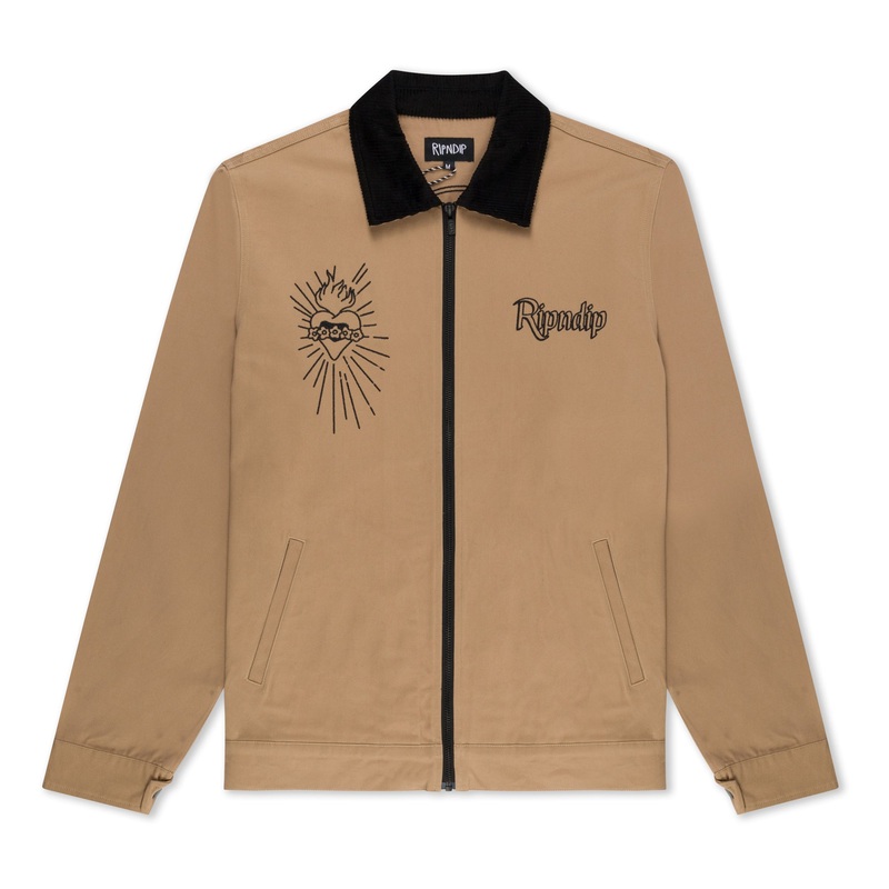 Mother Mary Work Jacket (Tan)|Small|Medium|Large|XL|XXL