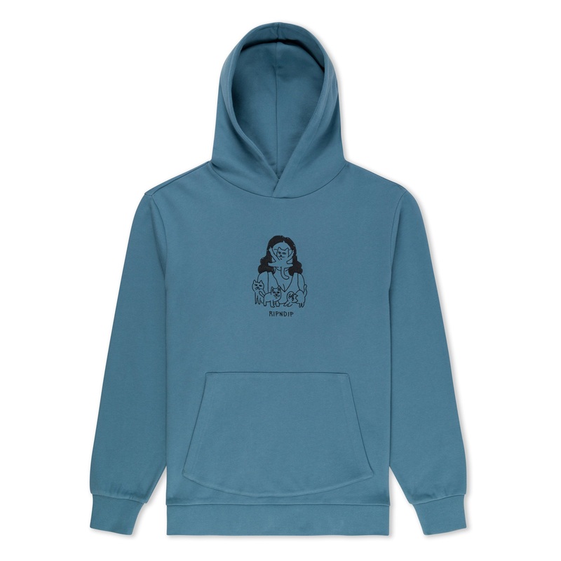 Cat Lady Hoodie (Slate)|Small|Medium|Large|XL|XXL