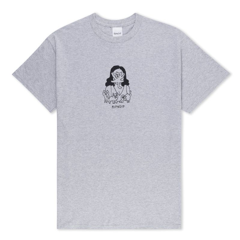 Cat Lady Tee (Ash Heather)|Small|Medium|Large|XL|XXL