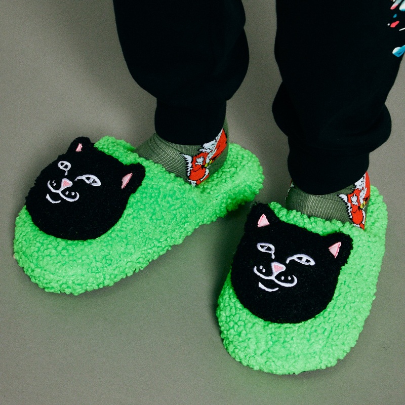 lord-jermal-plush-face-house-slippers-green_1 Lord Jermal Plush Face House Slippers (Green)