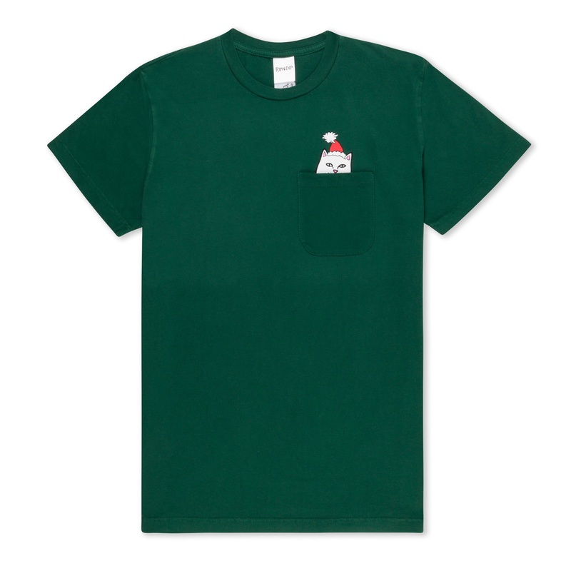 Lord Santa Pocket Tee (Hunter Green)