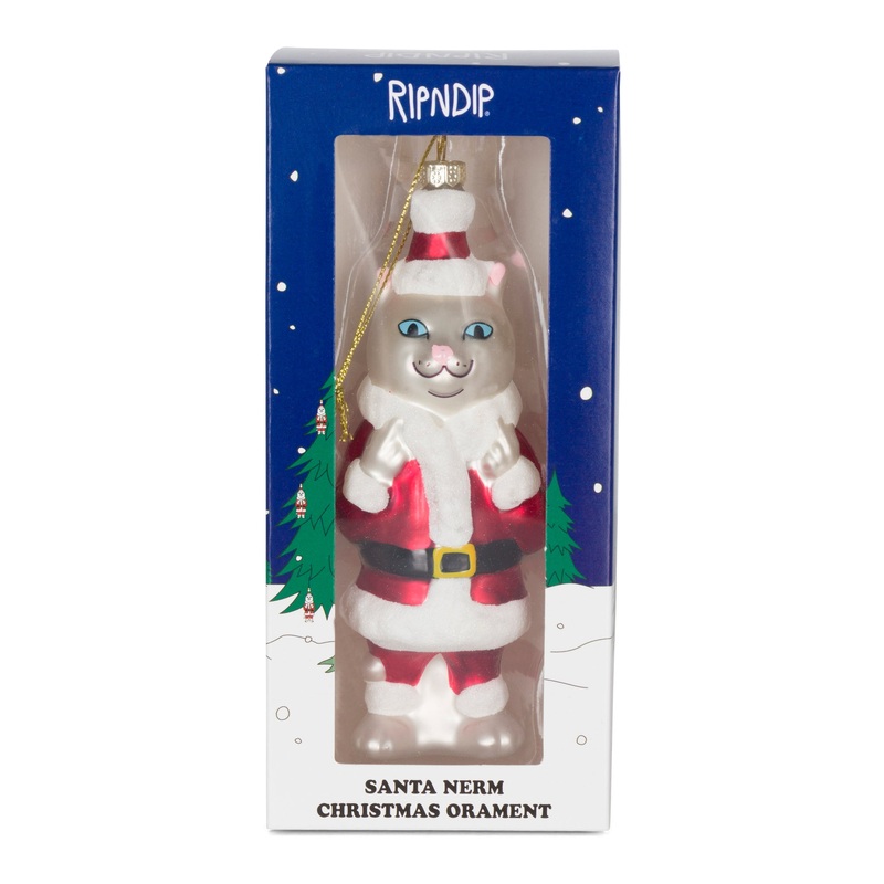 Santa Nerm Christmas Ornament (Red)