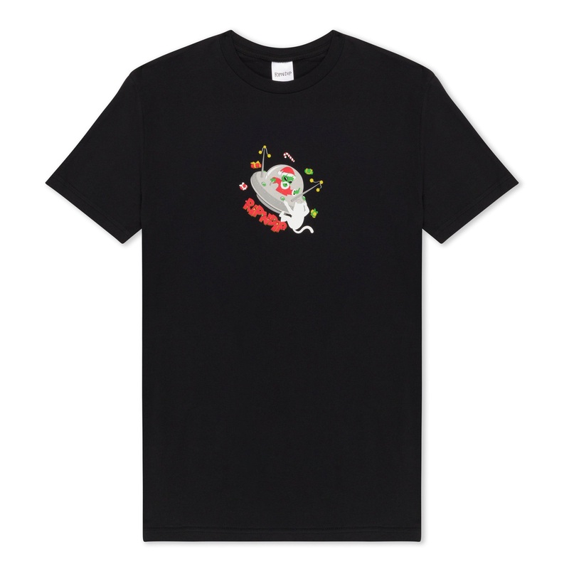 Space Santa Tee (Black)|Small|Medium|Large|XL|XXL