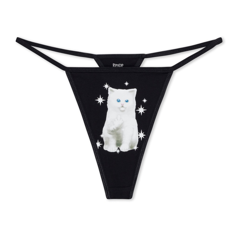 Sprinkles Thong (Black)|XS|Small|Medium|Large|XL