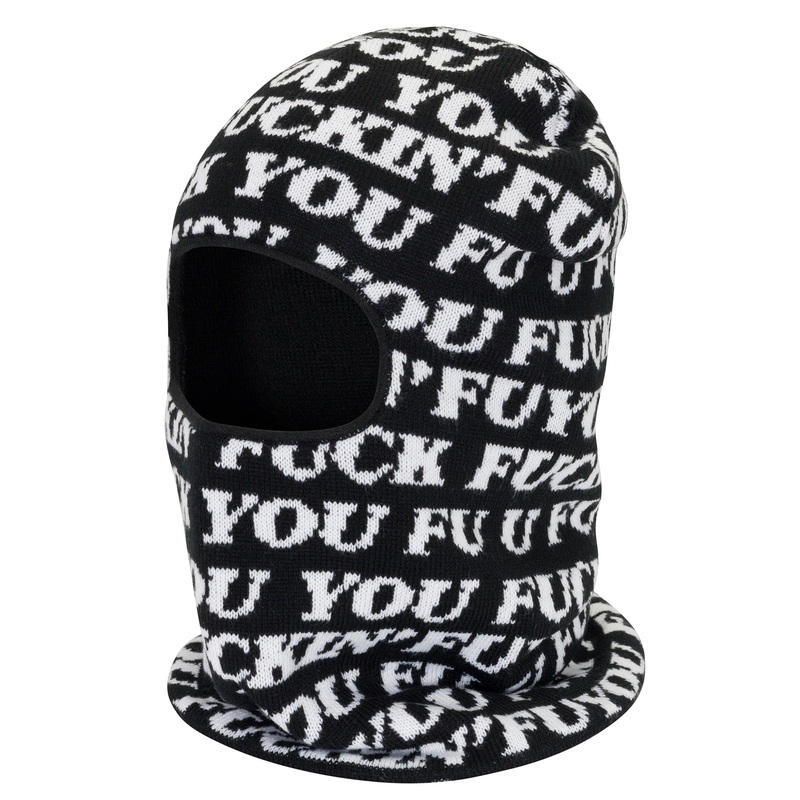 Fuckin Fuck Balaclava (Black)|One Size