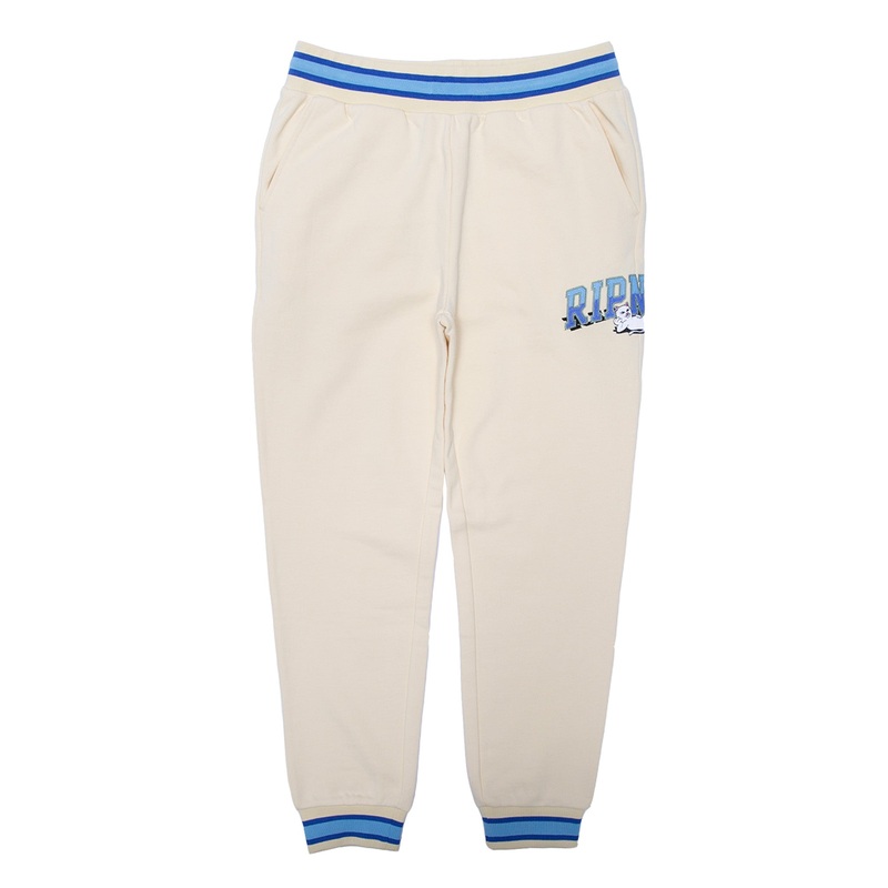 Team Spirit Embroidered Sweatpants (Natural)