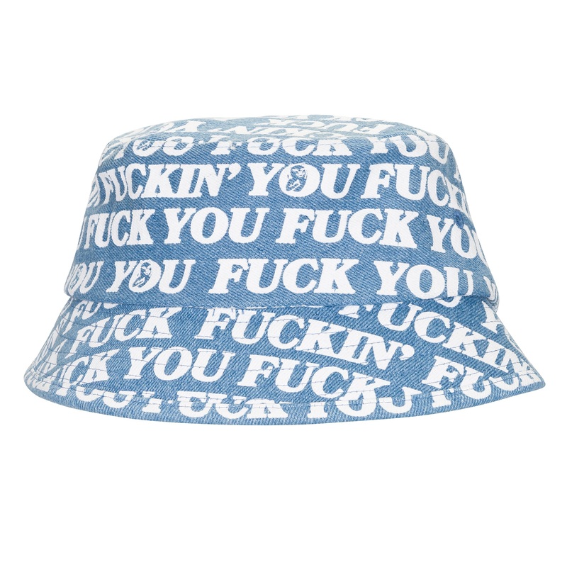 Fuckin Fuck Bucket Hat (Medium Wash)