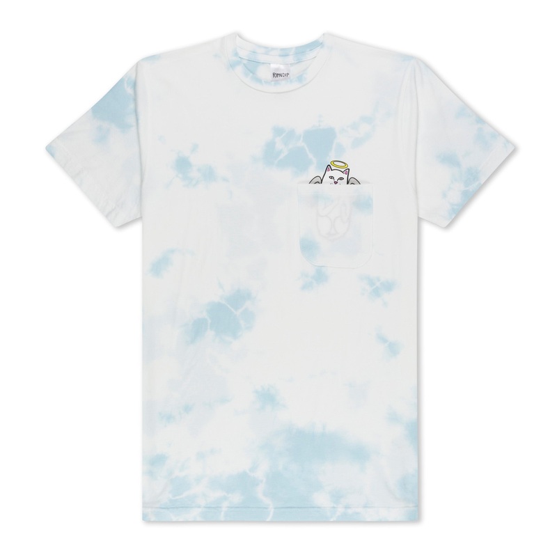 Lord Angel Pocket Tee (Light Blue Lightning Wash)