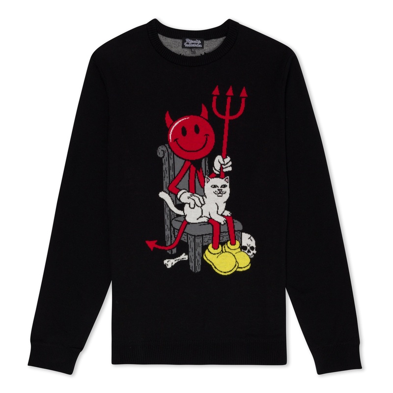 Devilman Nerm Knit Sweater (Black)