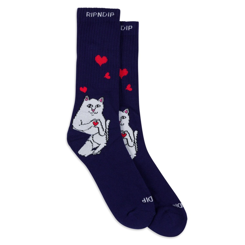 Nermal Loves Socks (Navy)|One Size