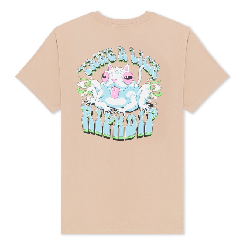 Take A Lick Tee (Almond)|Small|Medium|Large|XL|XXL