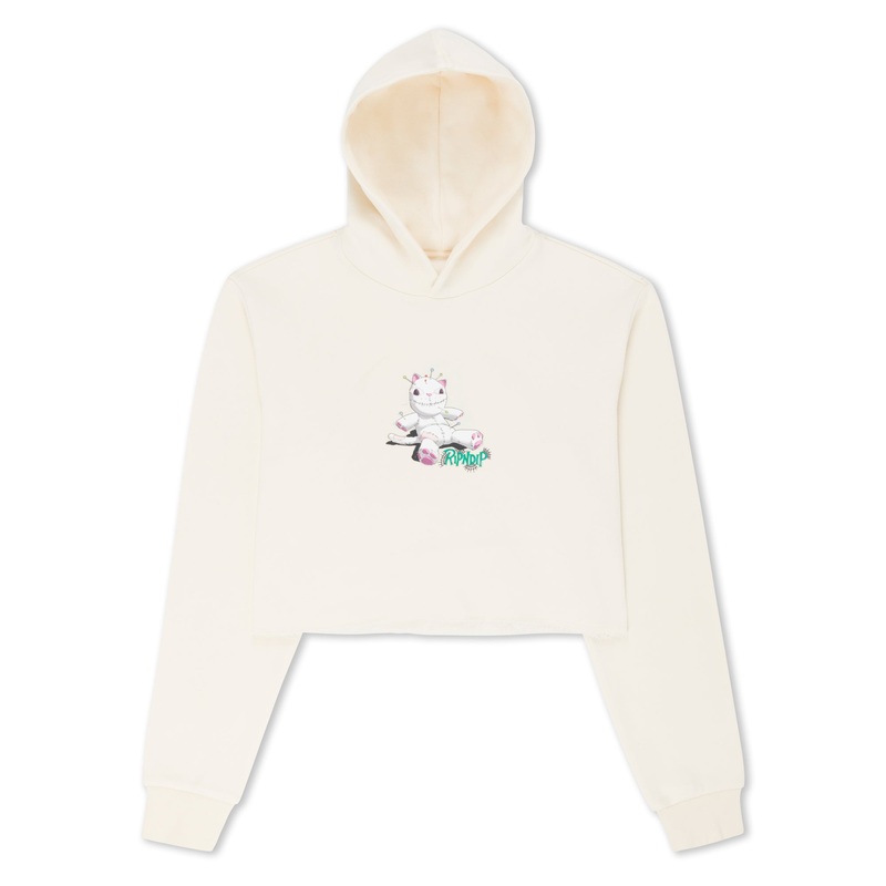 Travis Cropped Hoodie (Natural)