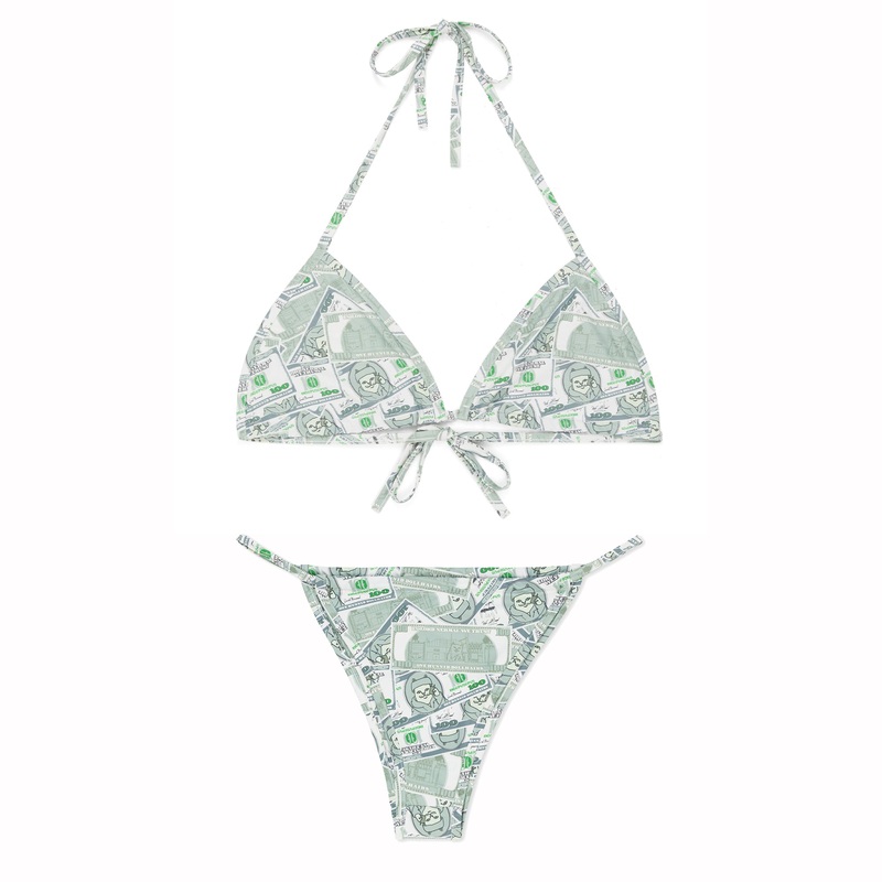 Moneybag 2pc Bikini Set (Olive)
