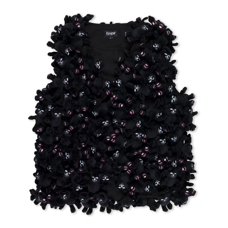 Jermie Plush Vest (Black)|Small|Medium|Large|XL|XXL