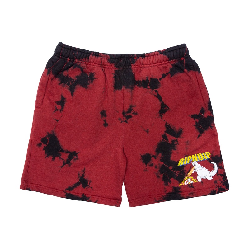 Nermzilla Sweatshorts (Black/Red Dye)