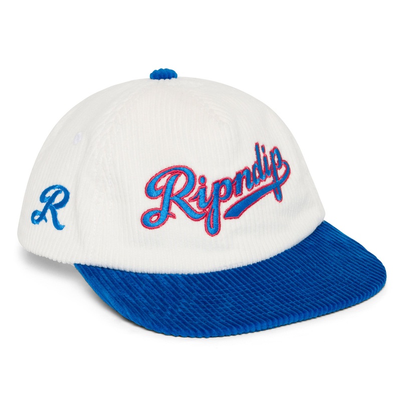 Los Ripndip Corduroy Snapback (White)
