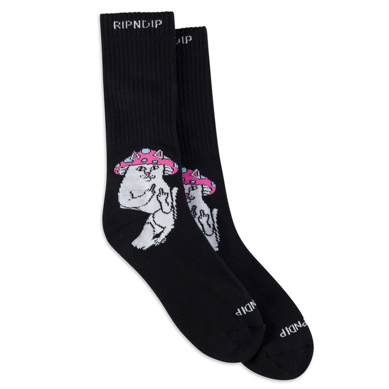 Lord Shroomy Socks (Black)|One Size