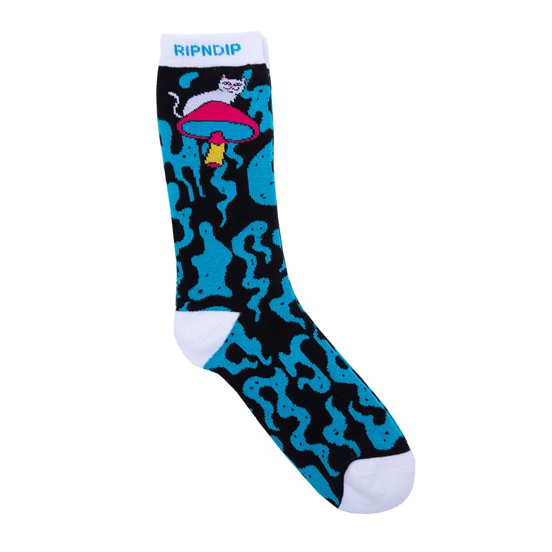 Psychedelic Socks (Blue)|One Size