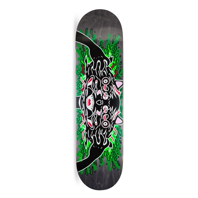 Skull Face Jerm Board (Black)|8.00 x 31.75|8.25 x 31.75|8.50 x 31.75