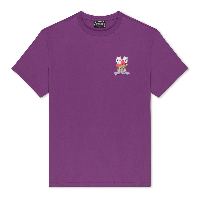 Shroom House Tee (Plum)|Small|Medium|Large|XL|XXL
