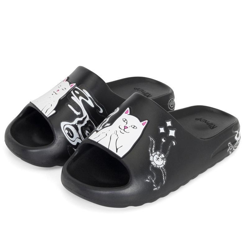 Space Walk Cloud Slides (Black)