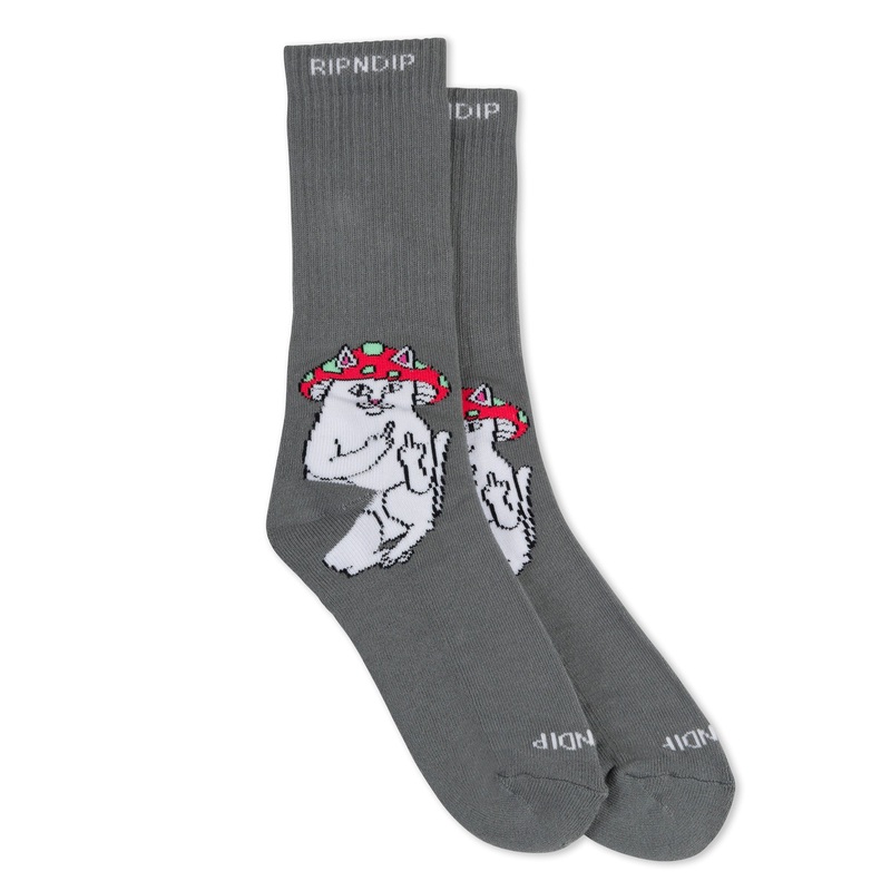 Lord Shroomy Socks (Charcoal)|One Size