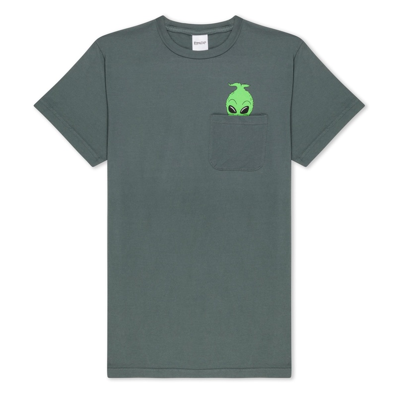 Bah Humbug Pocket Tee (Charcoal)