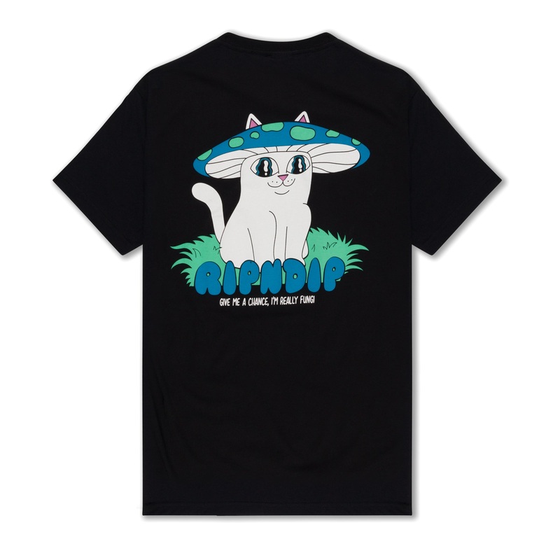 Shroom Cat Tee (Black)|Small|Medium|Large|XL