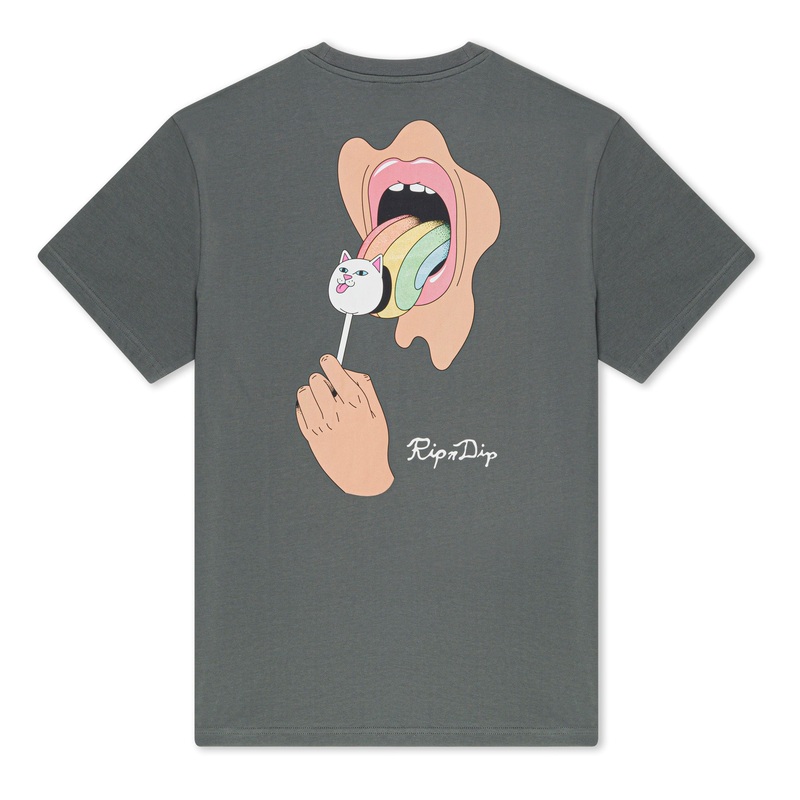 Lick Me Tee (Charcoal) 7.5oz|Small|Medium|Large|XL|XXL