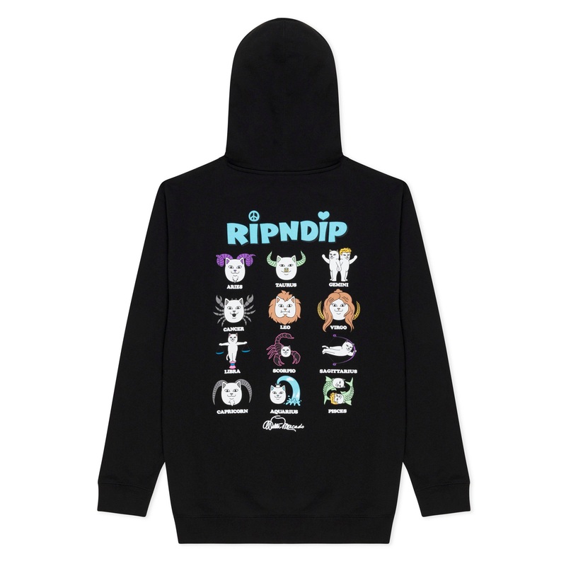 Zodiac Hoodie (Black)|Small|Medium|Large|XL|XXL