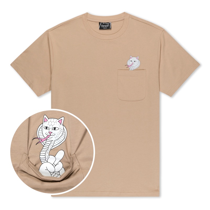 Cobra Nerm Pocket Tee (Almond)