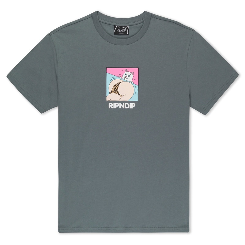 Peaches And Nerm Tee (Charcoal)