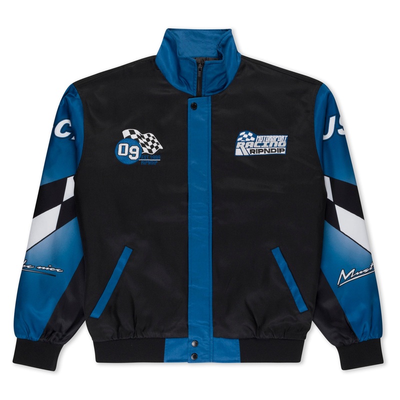 Ripnrace Jacket (Black/Blue)|Small|Medium|Large|XL|XXL