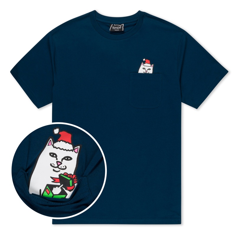 Secret Santa Pocket Tee (Navy)