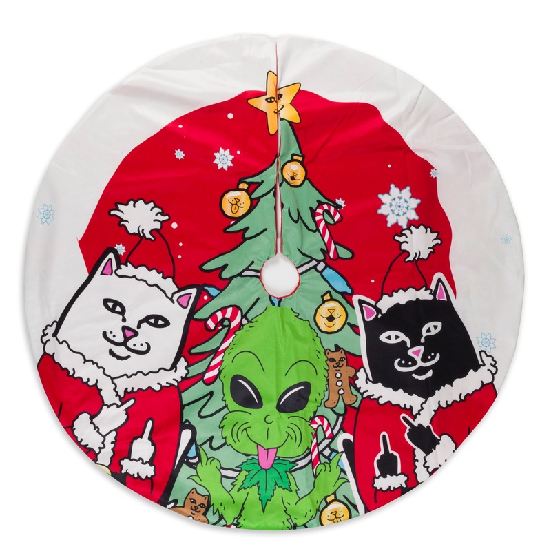 Christmas Gang Tree Skirt (Red)