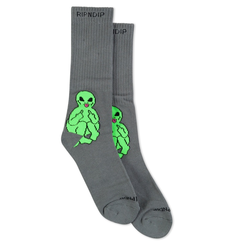 Lord Alien Socks (Charcoal)|One Size