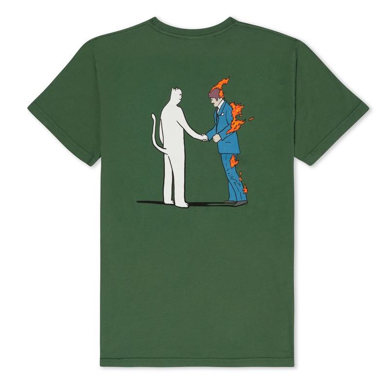 Burn Tee (Olive)|Small|Medium|Large|XL