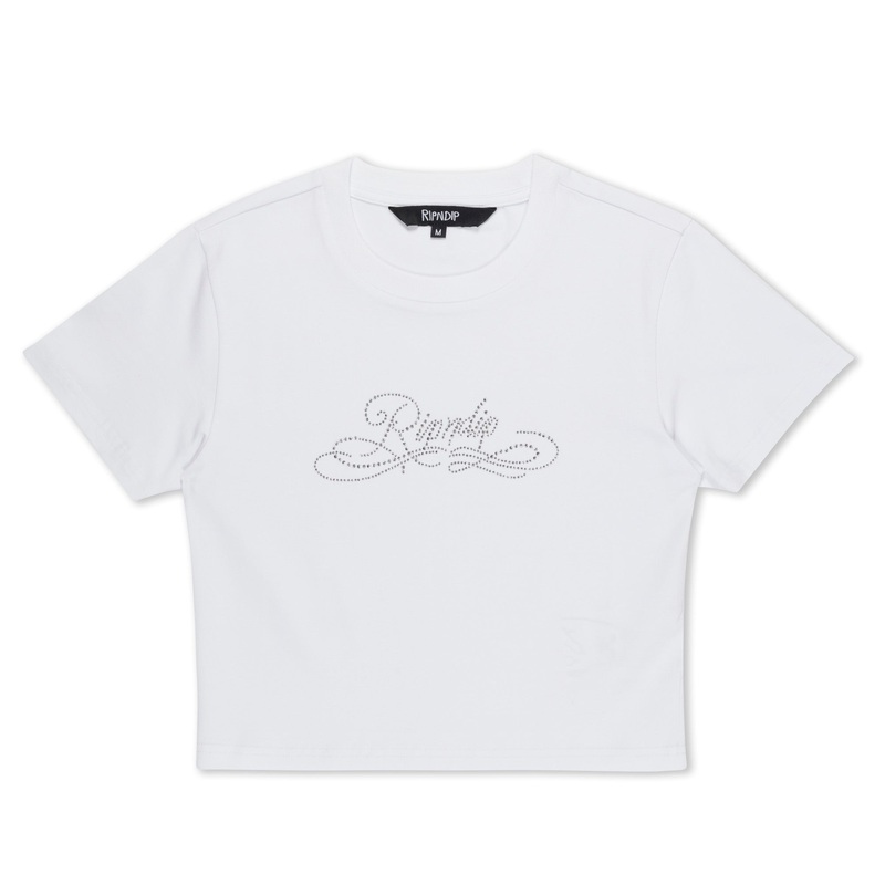 Delresto Cropped Tee (White)|XS|Small|Medium|Large|XL