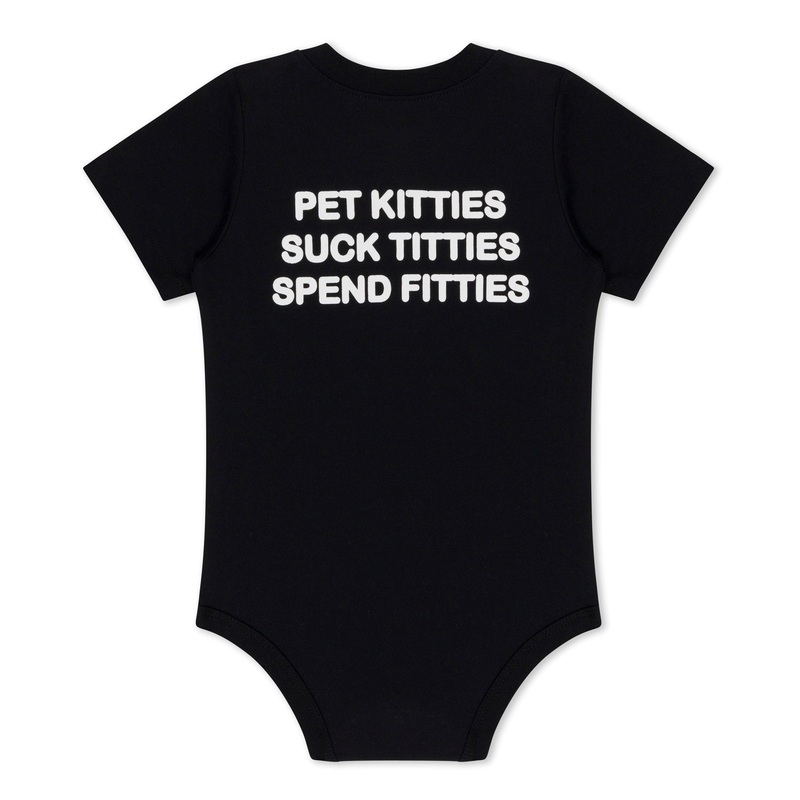 Pet Kitties Onesie (Black)|3-6 Mo|6-9 Mo|9-12 Mo|12-18 Mo