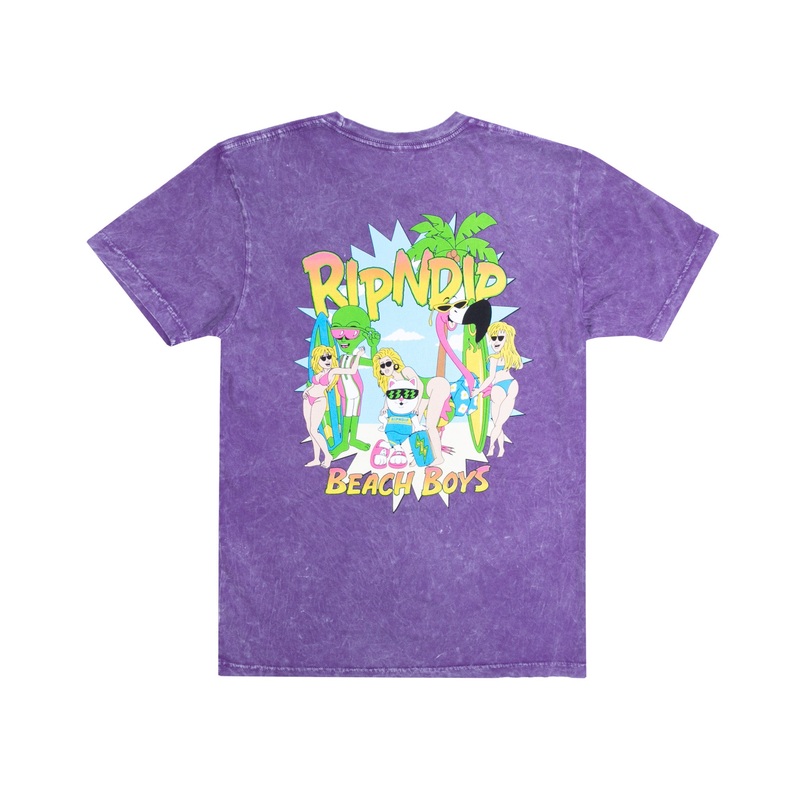 Beach Boys Tee (Purple Mineral Wash)