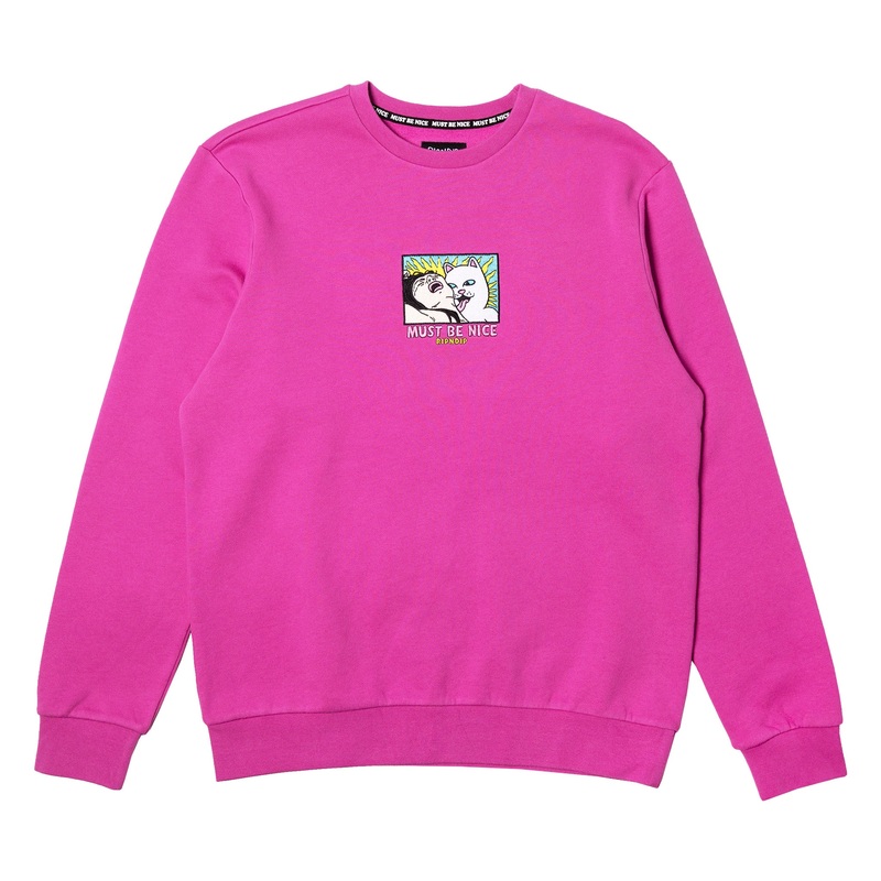 Lady Friend Crewneck (Fuchsia)