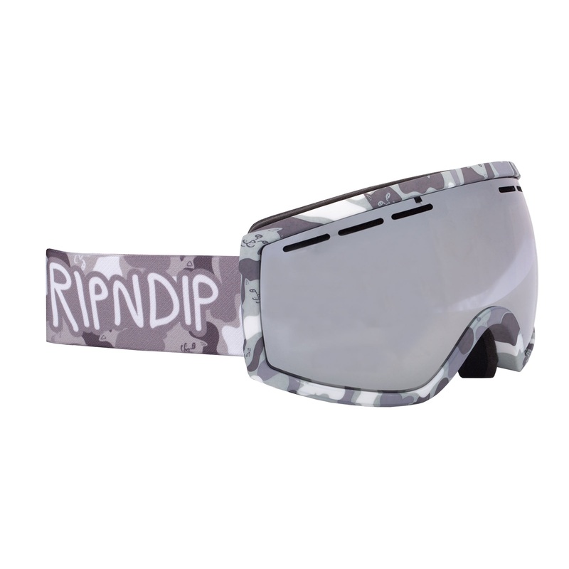 RIPNDIP Camo Goggles (Snow)|Snow Camo