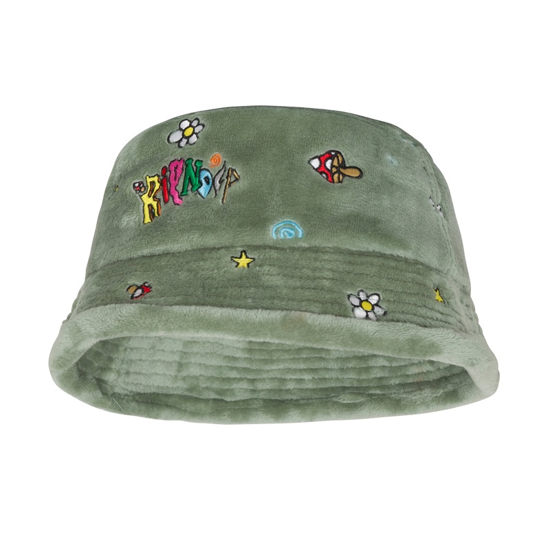 Broken Down Sherpa Bucket Hat (Light Sage)