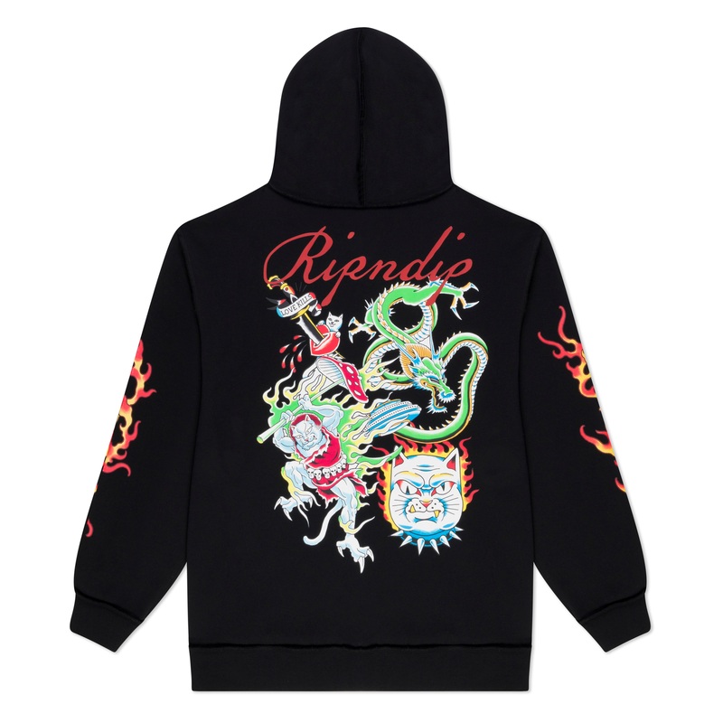 InkEd Zip-Up Hoodie (Black)|Small|Medium|Large|XL|XXL
