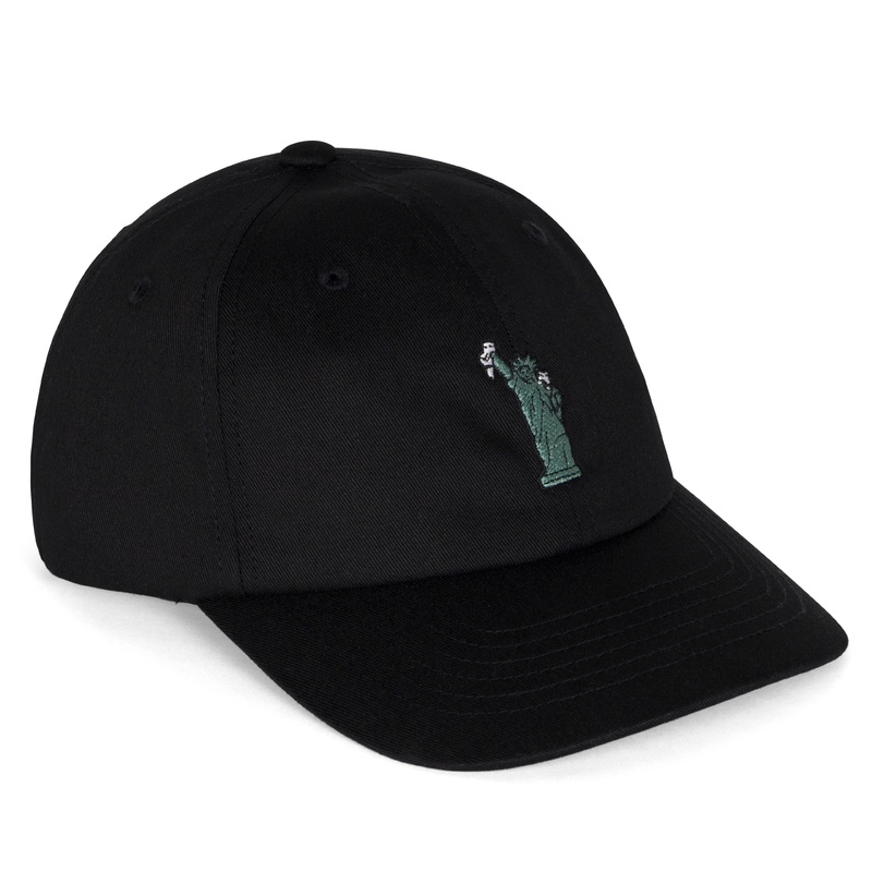 Liberty 6 Panel Hat (Black)|One Size