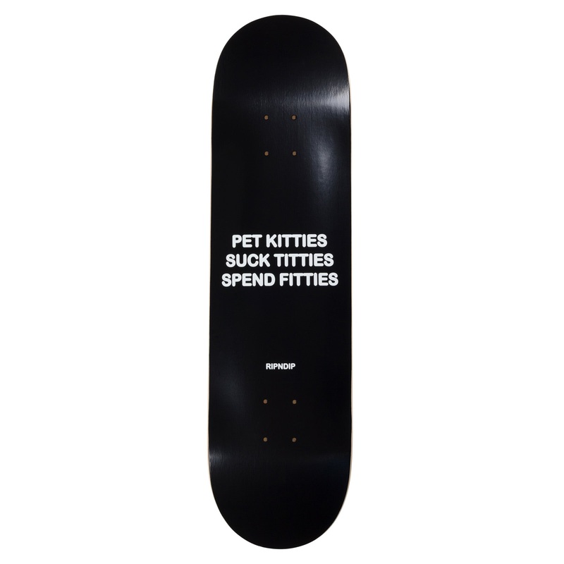 Pet Kitties Deck (Black)|8.00 x 31.75|8.25 x 31.75|8.50 x 31.75