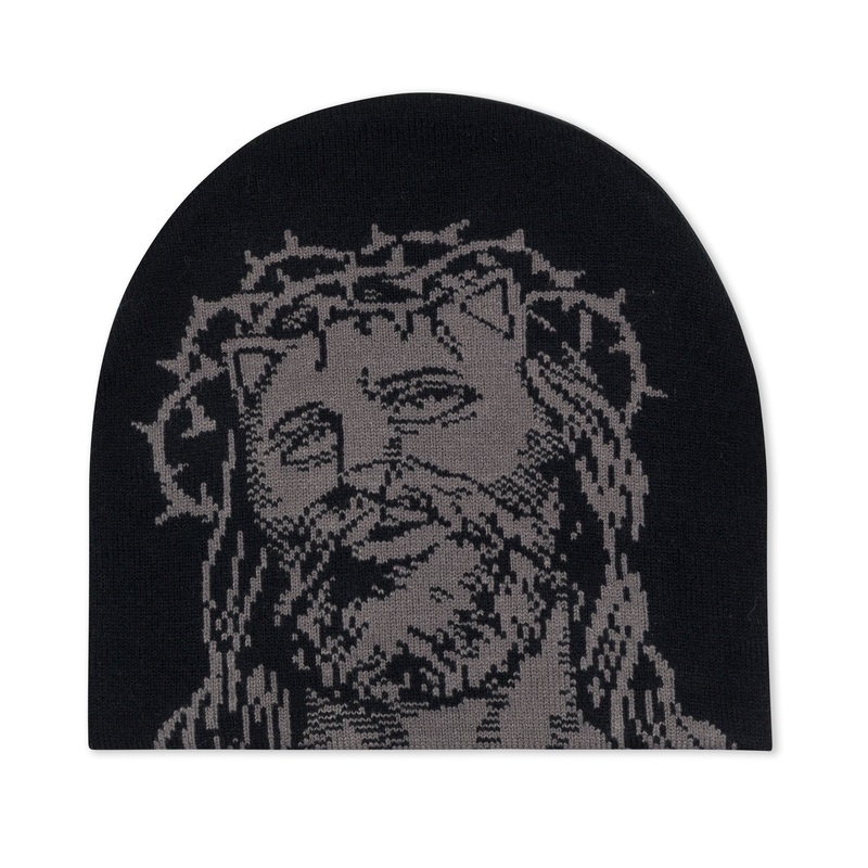 Lord Savior Skull Beanie (Black)