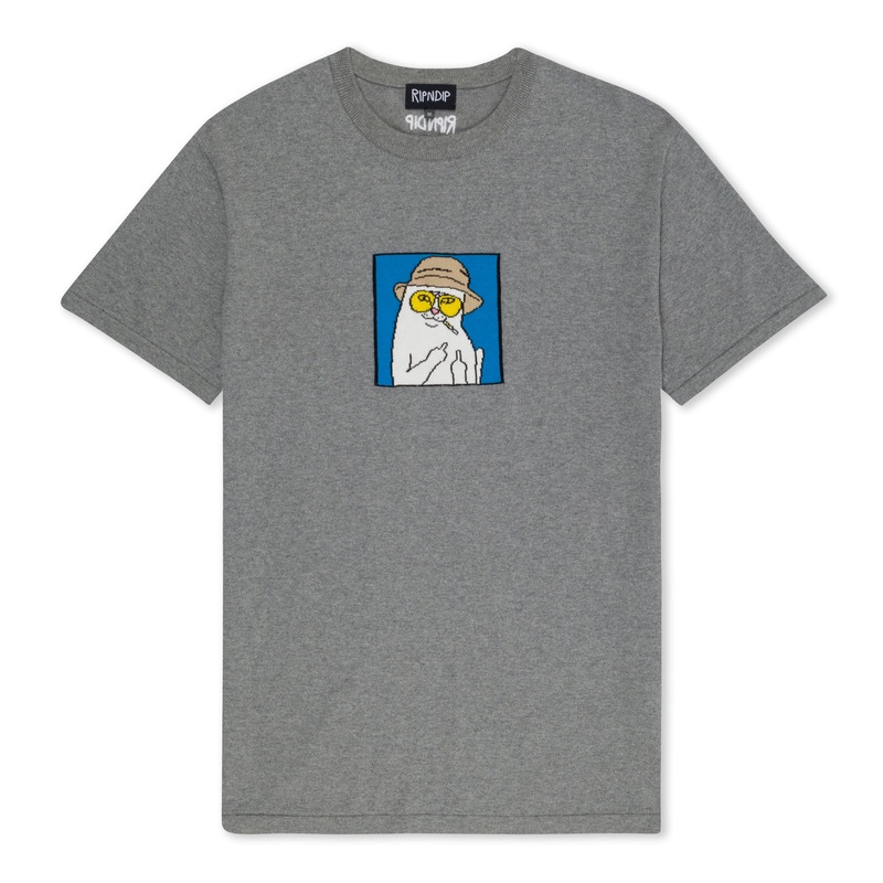 Nermal S Thompson Knit Tee (Heather Grey)