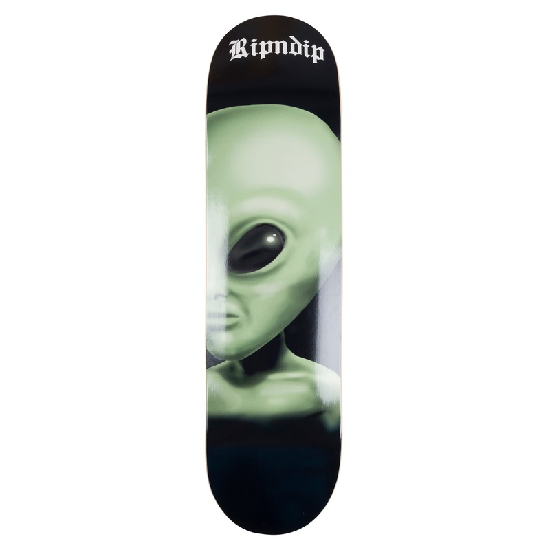 We Come In Peace Deck (Black)|8.00 x 31.75|8.25 x 31.75|8.50 x 31.75